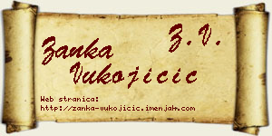 Žanka Vukojičić vizit kartica